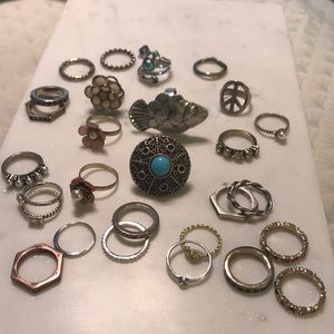 Assorted stackable rings